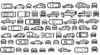 bloques AutoCAD transportes y vehículos