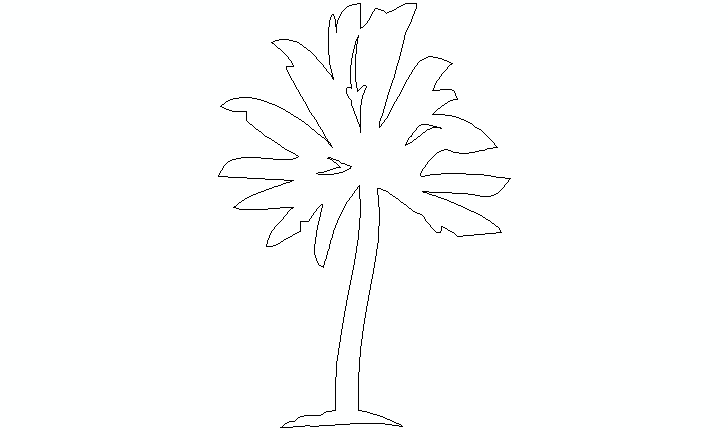 árbol en alzado