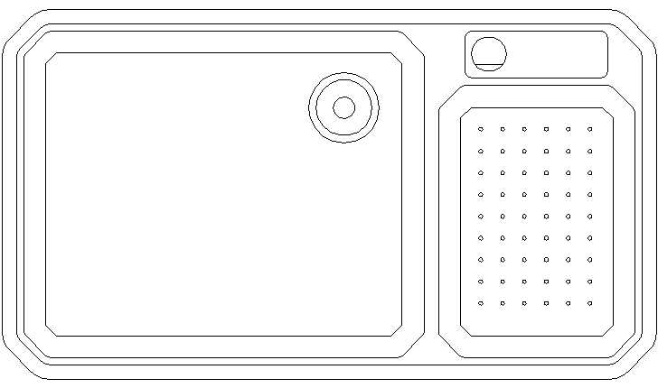 Fregadero pequeño en AutoCAD, Descargar CAD (198.95 KB)
