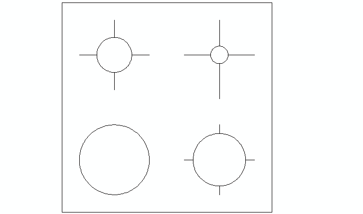 Bloque AutoCAD cocina vitrocerámica - inducción