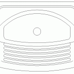 Bloque AutoCAD de lavadero - batea - pileta