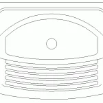 Bloque AutoCAD de lavadero - batea - pileta