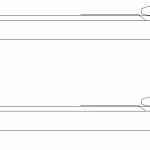 Bloque AutoCAD litera dos plazas - alzado lateral
