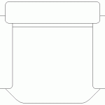 Bloque AutoCAD de sillón recto, butaca en formato CAD .dwg