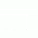 Bloque AutoCAD de sofá visto en planta. Muebles de sala de estar