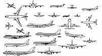 Bloques Aviones y transportes aéreos para CAD en .dwg