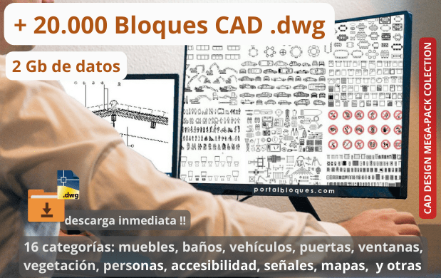 Mega Pack 20.000 bloques CAD