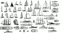 Barcos CAD en .dwg