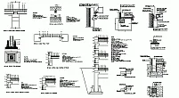 Bloques AutoCAD de prefabricados de hormigón
