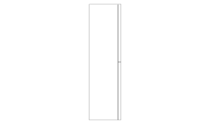 Bloque CAD de armario dos puertas 200 planta (DWG)